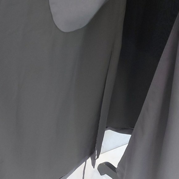 Wilfred Aritzia Astere FauxWrap Midi Dress Gray Sz M H - Picture 10 of 14